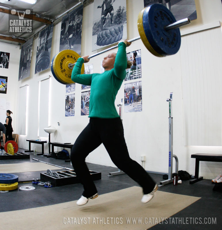 Kara split jerk - Olympic Weightlifting, strength, conditioning, fitness, nutrition - Catalyst Athletics 