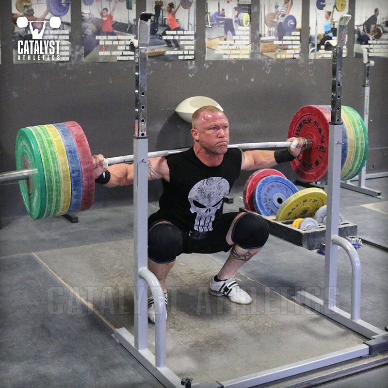 Mike back squat - Olympic Weightlifting, strength, conditioning, fitness, nutrition - Catalyst Athletics 