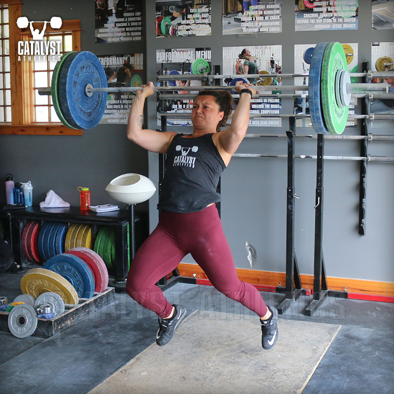 Steph jerk - Olympic Weightlifting, strength, conditioning, fitness, nutrition - Catalyst Athletics 
