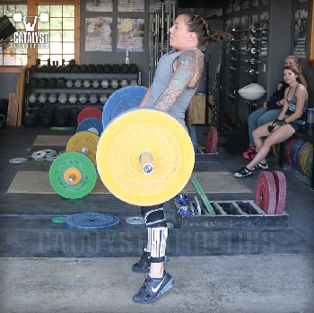 Michelle clean - Olympic Weightlifting, strength, conditioning, fitness, nutrition - Catalyst Athletics