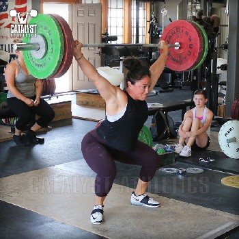 Laura snatch - Olympic Weightlifting, strength, conditioning, fitness, nutrition - Catalyst Athletics