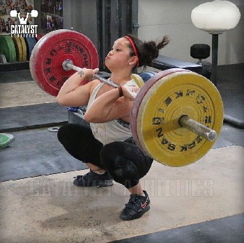 Lily clean - Olympic Weightlifting, strength, conditioning, fitness, nutrition - Catalyst Athletics