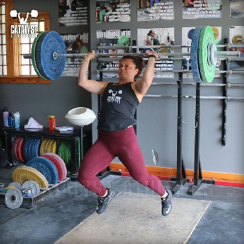 Steph jerk - Olympic Weightlifting, strength, conditioning, fitness, nutrition - Catalyst Athletics